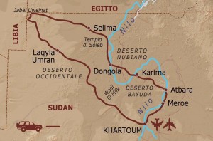 itinerario 3 deserti e Jebel Uwenait
