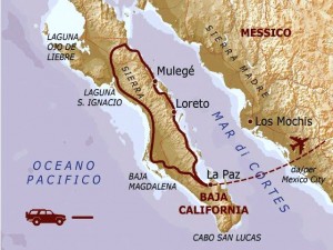 itinerario Baja California, Viaggi Levi