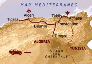 itinerario Algeria Romana, Viaggi Levi