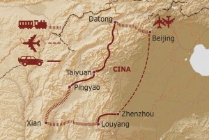 itinerario Cina Centrale, Viaggi Levi