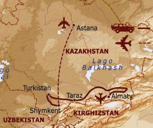 viaggio in Kazachstan, Viaggi Levi